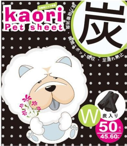 Kaoriペットシーツ イチゴの香り付き ワイドサイズ